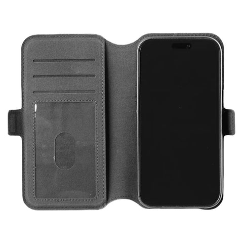 3SIXT iPhone 15 Pro NeoWallet (Black) Folio Case & Wallet Card Holder