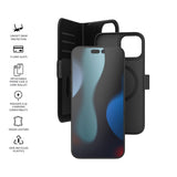 3SIXT iPhone 15 Pro Max NeoWallet (Black) Folio Case & Wallet Card Holder