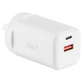 3SIXT USB AC Wall Charger 45W GaN PD 2.4A Dual Port (USB-C USB-A) iPad iPhone Charger