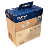 Brother DK-11208 Genuine Labels  38x90mm (x400) White Paper Die Cut DK1108 for QL Series