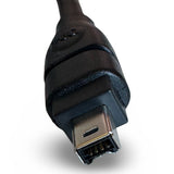 Cable FireWire 400 9pin/4pin iLink M-M IEEE1394a 1.8M