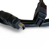 Cable FireWire 400 9pin/4pin iLink M-M IEEE1394a 1.8M