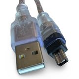 Cable FireWire to USB Firewire 400 4pin (M) iLink to USB-A (M)
