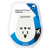 Travel Adapter (NZ/Aus Plug) Slim with International Sockets (UK Hong Kong USA Canada Japan etc)