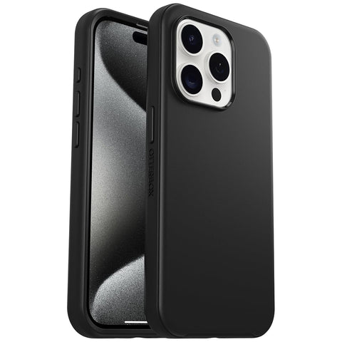 OtterBox Symmetry iPhone 15 Pro Case (Black)