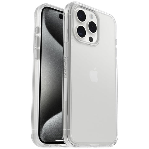 OtterBox Symmetry iPhone 15 Pro Max Case (Clear)