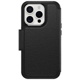 OtterBox Strada iPhone 15 Pro Folio Case (Black)