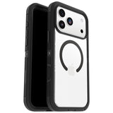 OtterBox Defender Pro XT iPhone 17 Pro Tough Lifeproof Case (Clear/Black)