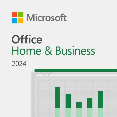 Microsoft Office Home & Business 2024 Mac or PC (1 User) One-off Purchase (Not Subscription)
