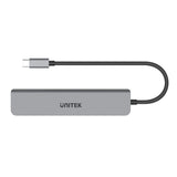 Unitek USB-C to 7-port USB Hub (Space Grey) 7-in-1 with 4K HDMI SD 3x USB-A