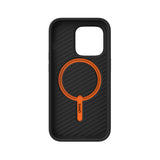 ZAGG Gear4 Denali Case iPhone 14 Pro Max Case (Black/Orange) Slim Protection with MagSafe Support