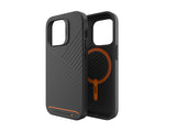 ZAGG Gear4 Denali Case iPhone 14 Pro Max Case (Black/Orange) Slim Protection with MagSafe Support
