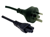Power Cable (Clover C5) Black for AC Adapters 0.3M 1M 2M 5M