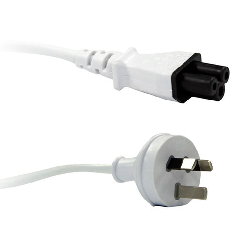Power Cable (Clover C5) 2M White for AC Adapters