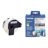 Brother DK-11218 Genuine Labels Round 24mm Diameter (x1000) DK11218 White Paper * Damaged Box