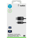 Belkin Mini DisplayPort to HDMI Cable 3.6M 4K Capable