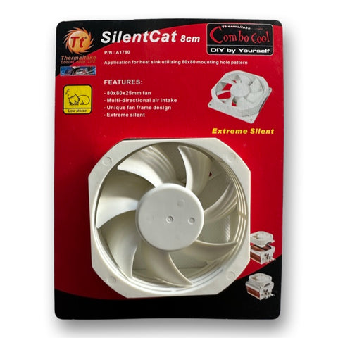 Thermaltake SilentCat 8cm / 80mm Case Fan (White) Extreme Silent 21 dBA