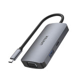 Unitek USB-C to 5-port Dual HDMI USB Hub (Space Grey) 5-in-1