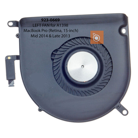 Apple CPU Fan (Left) A1398 MacBook Pro Retina 15i 2015 2014 & Late 2013