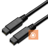 Cable FireWire 800 9pin/9pin M-M IEEE1394b 0.6M 1.8M 3M