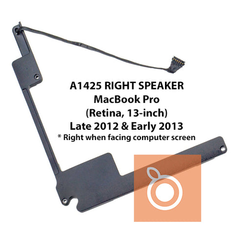 Apple Speaker A1425 (Right) MacBook Pro Retina 13-inch Early 2013 Late 2012 923-0224 609-0357
